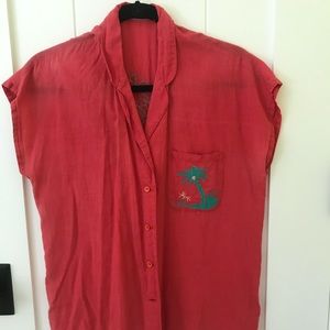 Vintage Embroidered Blouse
